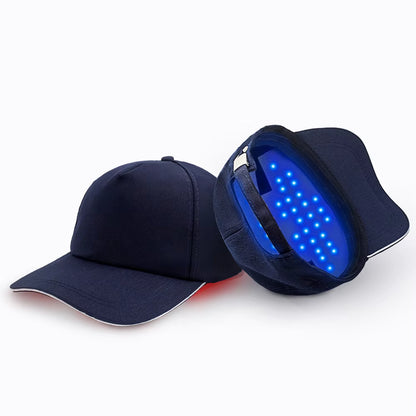 Red Light & near Infrared Therapy Cap for Hair Growth 660Nm 830Nm LED Hat Helmet Pigarlic Oily Natural Device Head Relaxation