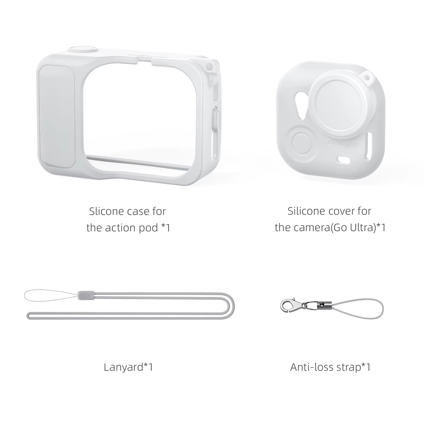 Silicone Protective Case for  GO Ultra Frame All-Round Protection Shell Cover for  GO Ultra Camera Accessories