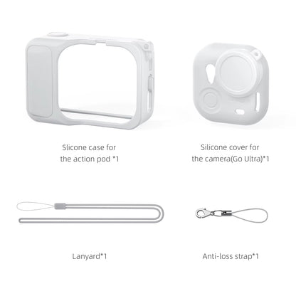 Silicone Protective Case for  GO Ultra Frame All-Round Protection Shell Cover for  GO Ultra Camera Accessories