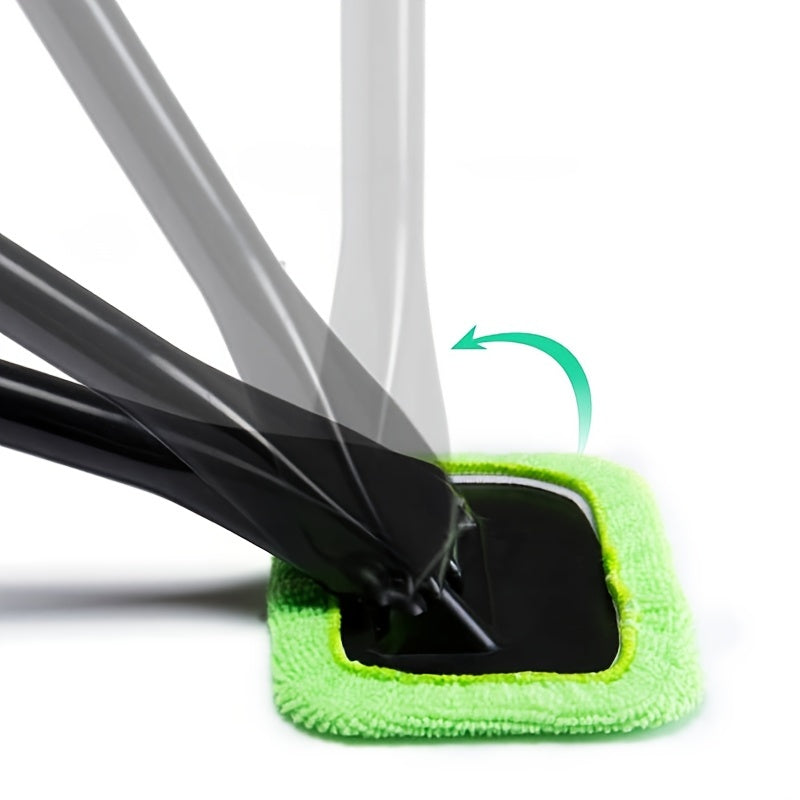 Car Window Cleaning Brush Kit for Windshield Cleaning Tools, Interior Car Wiper with Long Handle, Automotive Accessories. Beauty Fashion