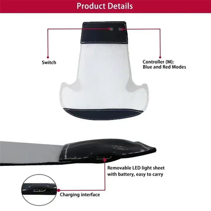 Red Light Therapy for Hair Fast Growth Cap Red&Infrared Light Therapy Device for Hair Loss Treatment with USB Charging Anti-Hair