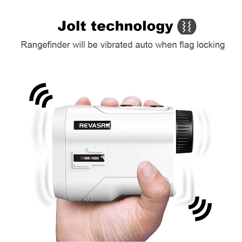 Golf Laser Rangefinder 600Yards/1000Yards Slope and Flag Pin Lock Vibration for Golf Tournament Legal Hunting Survey