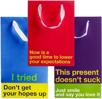 🔥😂MilkToast Snarky Gift Bag🎁Funny Gift Bags(✨5 pcs/Set) mysite