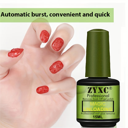 0.51oz Magic Soak-Off Quick Nail Glue Remover, Nail Polish Remover For Gel Nails Polish Beauty Fashion