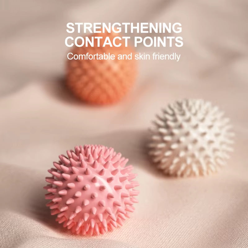 Durable PVC Spiky Massage Ball Trigger Point Sport Fitness Hand Foot Pain Relief Plantar Fasciitis Reliever Hedgehog Balls 6Cm