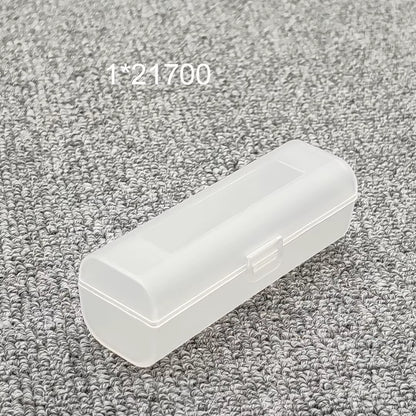 26650 18650 Battery Storage Box Hard Case Holder for 4 18650 4AA 4AAA Rechargeable Battery Power Bank Plastic Case Transparent