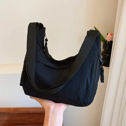 Fashionable and Minimalist Korean Version Dumpling Bag, Popular This Year, New High-Quality Shoulder Bag, Large Capacity Tote Cr