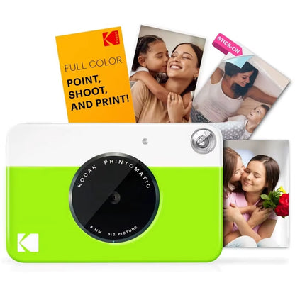 Genuine  PRINTOMATIC Instant Camera Digital Instant Printing Camera ZINK Inkless Printing Color Photo Paper +40 Films Set