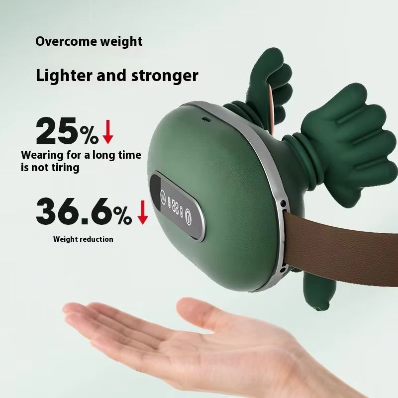 Neck Shoulder Massager Deep Tissue Shiatsu Back Cervical Massage Machine Bionic Fatigue Relief Relax Muscle ﻿3Level ﻿Master Hand