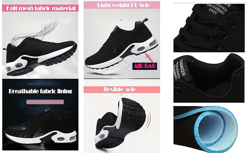 Running Shoes Women's Lightweight Fashion Sport Sneakers, Casual Walking Athletic Non Slip Beauty World Shop