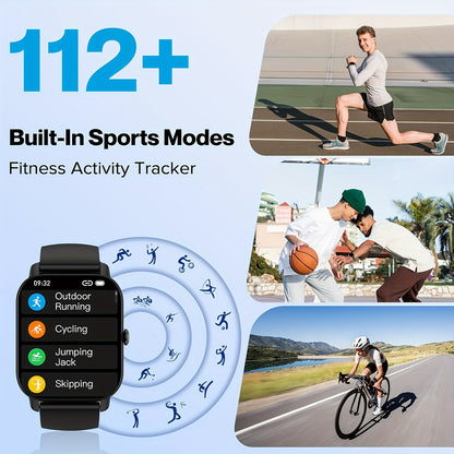 Smart Watch (Answer/Make Calls), 1.85" Smartwatch for Men Women with 110+ Sport Modes, Fitness Watch with Sleep Monitor/Activity Tracker for Android iPhone Beauty World Shop