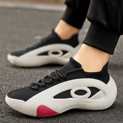 2025 New Men'S Basketball Shoes Are Wear-Resistant, Anti-Slip, Casual Sports Shoes, Lightweight and Breathable Mesh Shoes