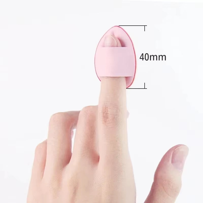 5/10Pcs Mini Finger Puff Foundation Small Air Cushion Powder Sponge Face Concealer BB Cream Cosmetic Applicator Makeup Tools