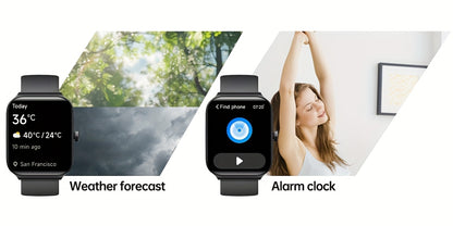 FAWEIO Smart Watch For Men Women Wireless Call, 1.95" Smartwatch With 100+ Sport Modes, Fitness Activity Tracker Pedometer, Built-in Alexa, For iPhone & Android, Perfect Gift For Family And Friends