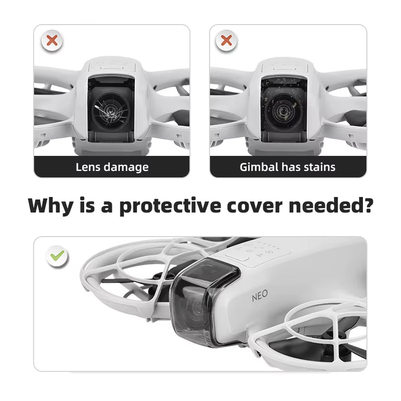 Lens Cap for  Neo Lens Cover,Handheld Drone Gimbal Camera Protector Cover,Dustproof Protective Shield Cover Accessories