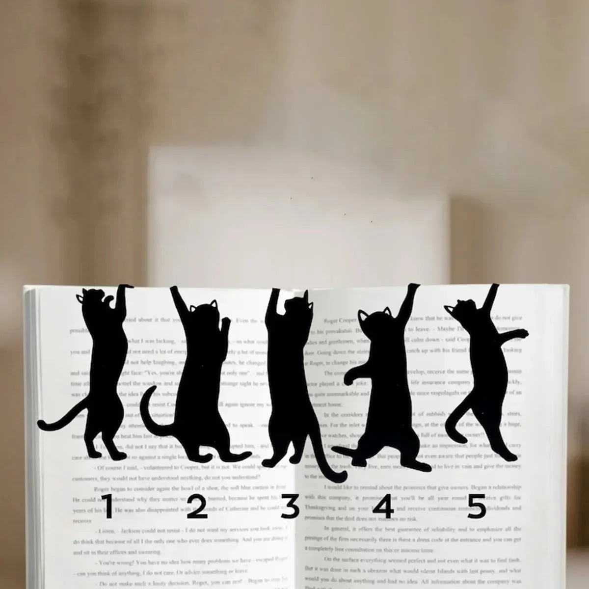 🔥LAST DAY 49% OFF🔥😹5Pcs Metal Cat bookmark mysite