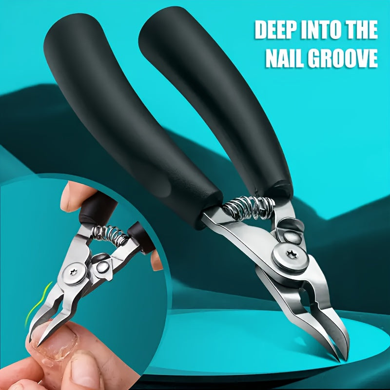 Multi-Functional Stainless Steel Toenail Scissors for Sharp And Precise Design for Thick/embedded Nails, Ergonomically Friendly, Safe T*, Professional Beauty Accessories, High-quality Beauty Products, Elderly Nail Care, Pet N Beauty World Shop