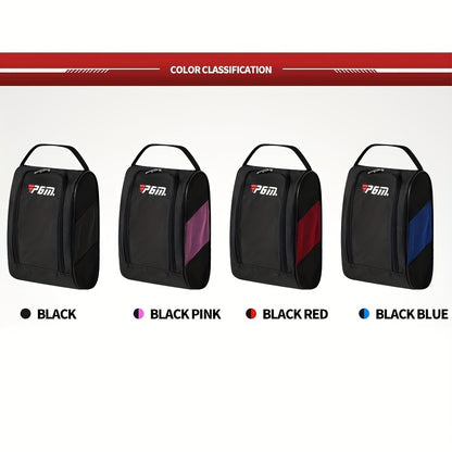PGM Outdoor Golf Shoes Bags, Colorful Nylon Travel Zippered ConvenientSport Storage Bag XB001 Beauty Fashion