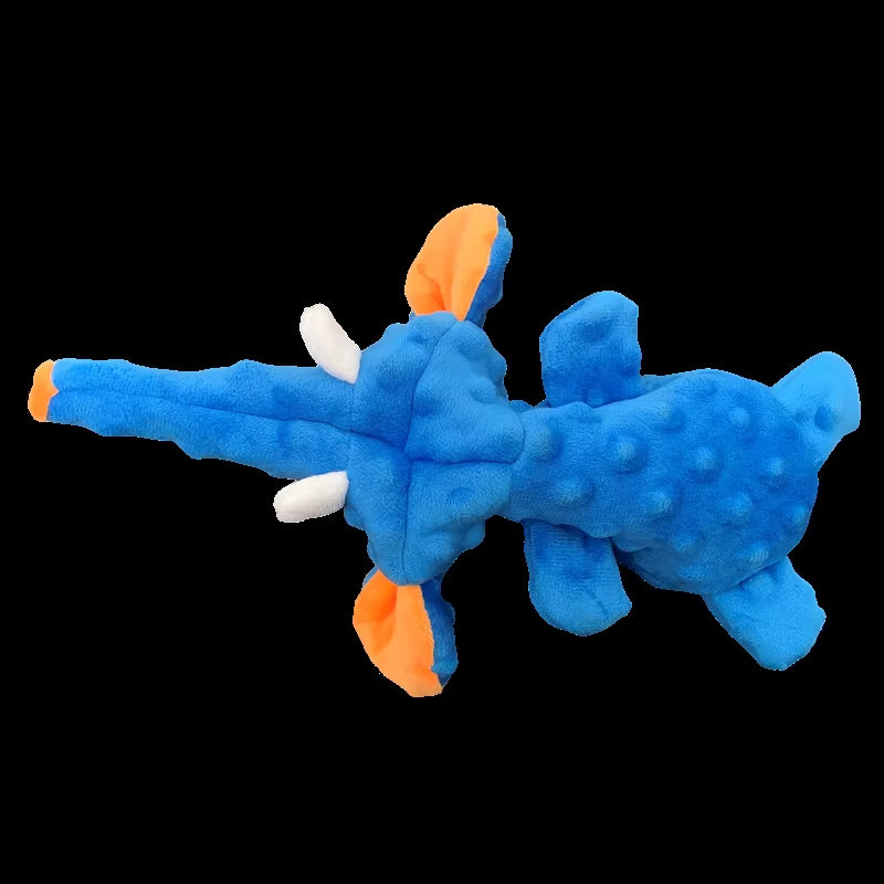 Small Plush Raw Dog Toys Squeak Elephant Shell Durable Toy Dogs Chew Interactive Indestructible Dog Sound Toy Puppy Pet Supplies