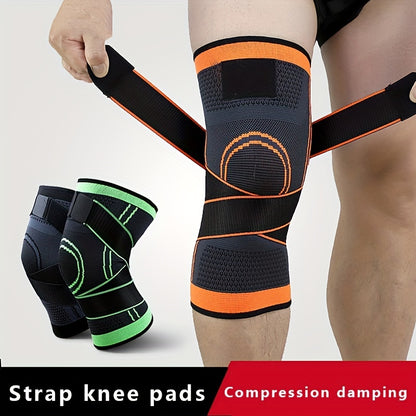 1pc Strap Knee Protector Sports Knee Support Adjustable Compression Breathable Joint Protection Sports Knee Protector Strap Compression Basketball Running Beauty Fashion