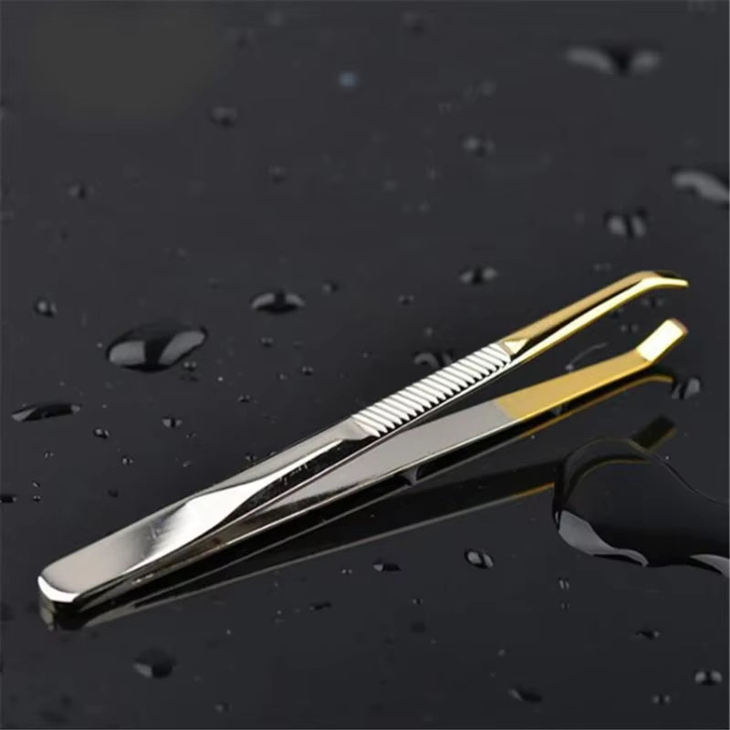 1/5PCS High Quality Make up Tools Pince Epiler Eyebrow Tweezer Stainless Steel Slant Tip Eyes Tweezer Clip for Face Hair Removal