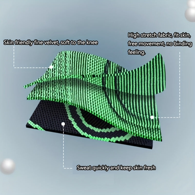 1pc Strap Knee Protector Sports Knee Support Adjustable Compression Breathable Joint Protection Sports Knee Protector Strap Compression Basketball Running Beauty Fashion