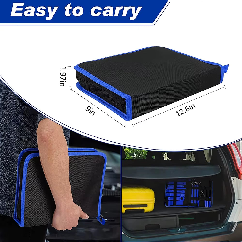 5/12/41/161/231PCS Auto Clip Pliers Fastener Remover Pry Tool Car Trim Removal Tool for Car Audio Dash Door Panel Window Molding