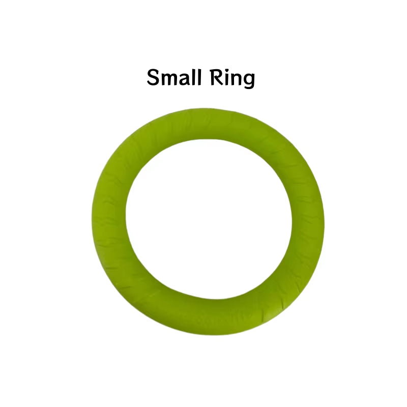 EVA Pet Toy Ball Dog Floating Ball Training Dog Pull Ring Bite Resistant Teething Pet Ball Rope Ball Foam Bite Resistant Dog Toy