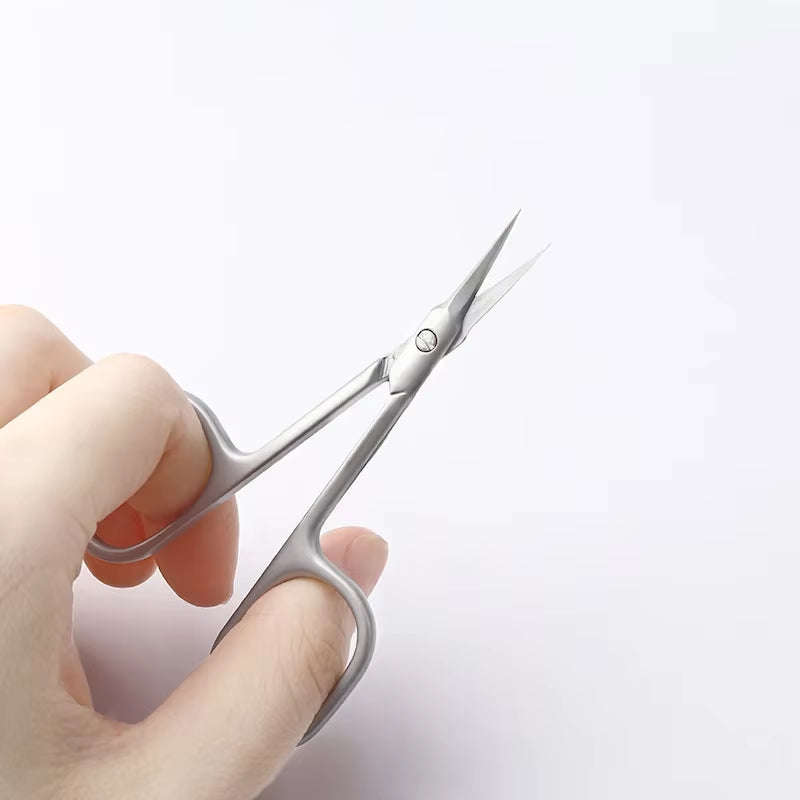 Stainless Steel Cuticle Scissors Nail Cuticle Clippers Trimmer Dead Skin Remover Manicure Pedicure Cutter Professional Tools
