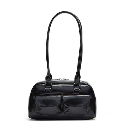 New Women'S Bag Bowling Bag 2024 New Niche Joker Boston Bag Tote Bag Underarm Shoulder Bag