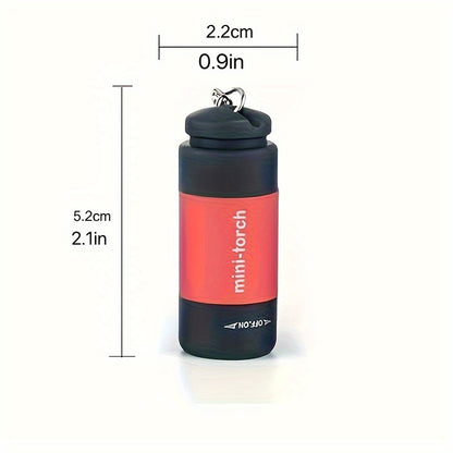 USB Rechargeable Portable Flashlight Keychain Mini Torch Camping Ultra Bright Lamp Outdoor Supplies,  Travel Flashlight, Mini Lantern, Compact Design, Hikers, Outdoor Enthusiasts Beauty Fashion