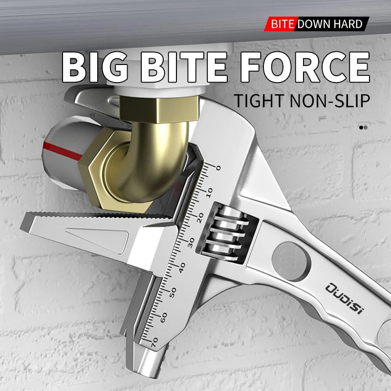 Multifunctional Wrench Manual Tool Bathroom Wrench Large Opening Adjustable Wrench Multifunctional Wrench Adjustable Wren