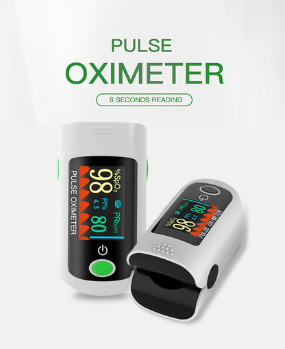 CHANG KUN Digital Fingertip Pulse Oximeter With Blood Oxygen Sensor, Monitor SpO2 And Heart Pulse Rate And Perfusion Index For Home Use Or Sport Battery Powered Beauty World Shop