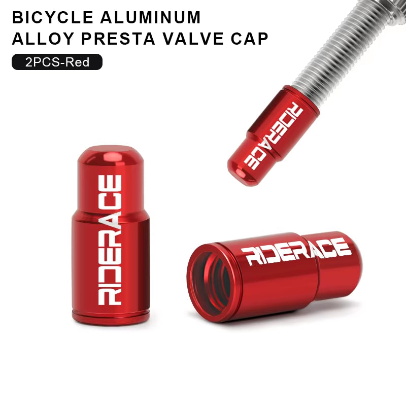 Bicycle Tire Valve Cap Aluminum Alloy CNC MTB Road Bike Tube Tyre Gas Nozzle Cover for FV Presta Valve Dustproof