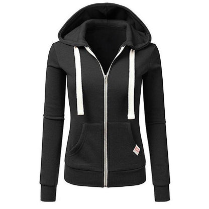 Women'S 2025 New Waist-Cinching Zipper Hooded Sweatshirt - Slim Fit Full-Zip Cycling Sport Style Cardigan, Full-Length Zipper Front, Warm Winter Pullover for Gym, Casual & Outdoor Activities, Adjustable Waist, Solid Color Ath Beauty World Shop
