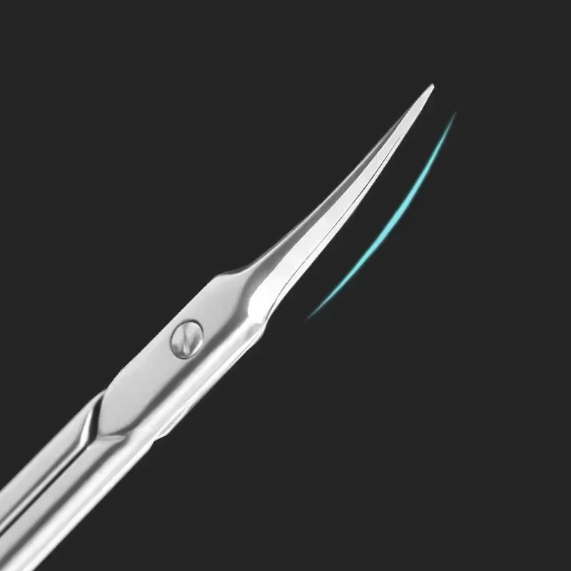 Stainless Steel Cuticle Scissors Nail Cuticle Clippers Trimmer Dead Skin Remover Manicure Pedicure Cutter Professional Tools