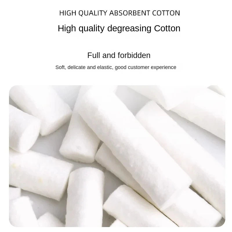 Disposable 50Pcs Lip Embroidery Skin Stretching Cotton Sticks Permanent Makeup Lip Tattoo Blush Recovery PMU Tools