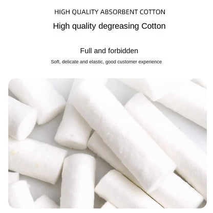 Disposable 50Pcs Lip Embroidery Skin Stretching Cotton Sticks Permanent Makeup Lip Tattoo Blush Recovery PMU Tools
