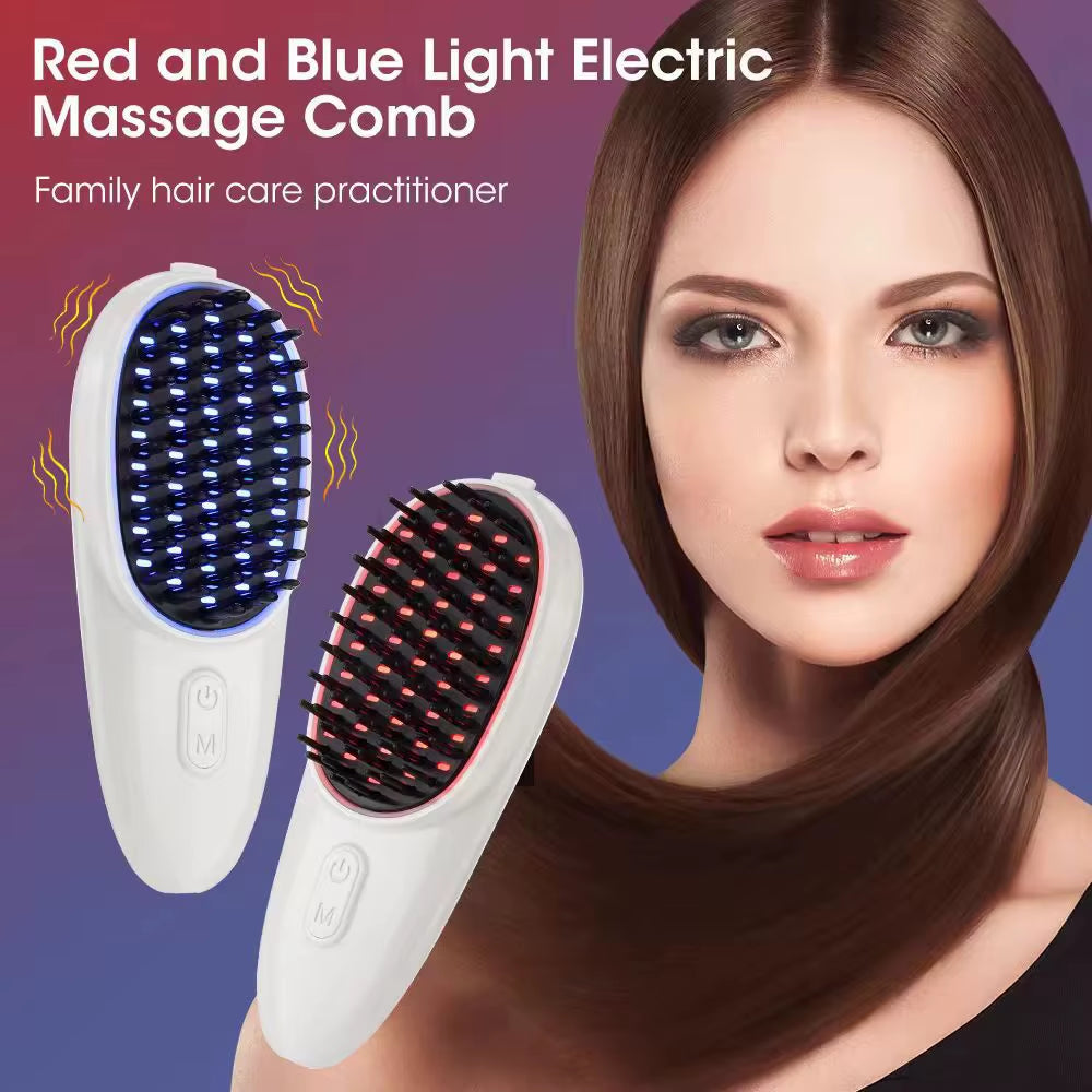 Electric Massage Comb for Hair Growth Red Light Comb Head Scalp Massager for anti Hair Loss Family Hair Care Practitioner