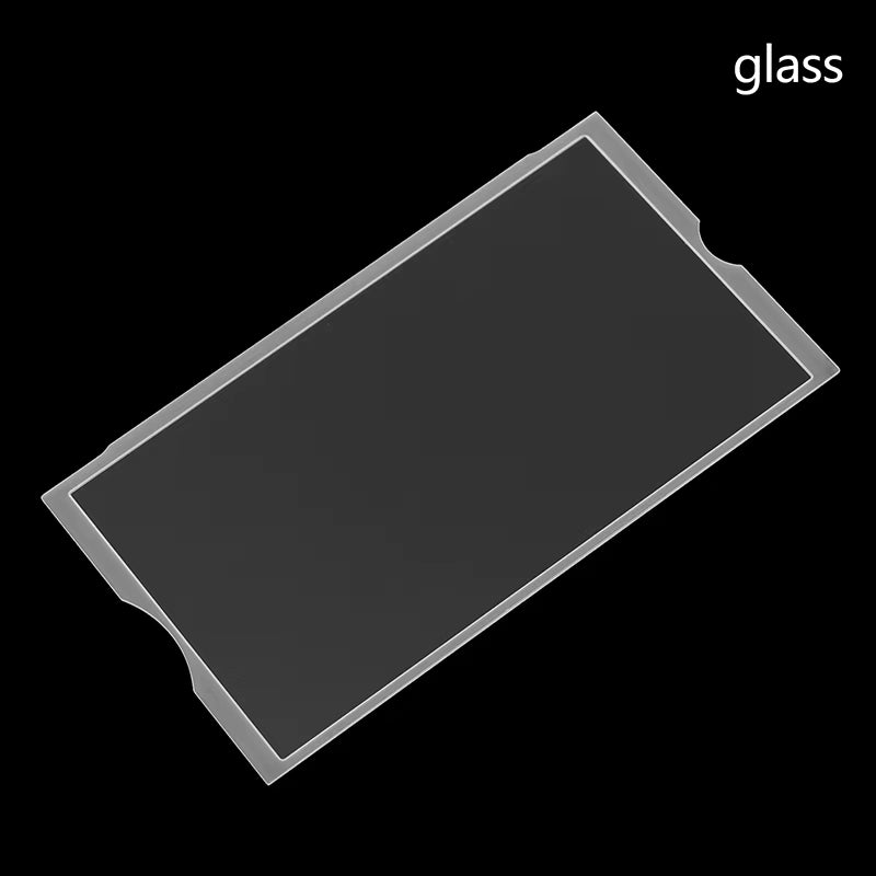 For PSP 1000 2000 3000 LCD Screen Display Glass Plastic Mirror Screen Lens Front Shell Protective Cover Game Accessories