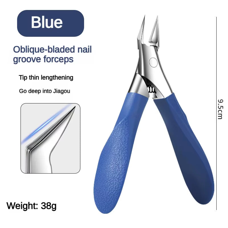 Professional Multi-Functional Labor-Saving Nail Clippers, Precision Tip Scissors for Ingrown Toenails, Thick/Hard Toenails