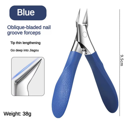 Professional Multi-Functional Labor-Saving Nail Clippers, Precision Tip Scissors for Ingrown Toenails, Thick/Hard Toenails