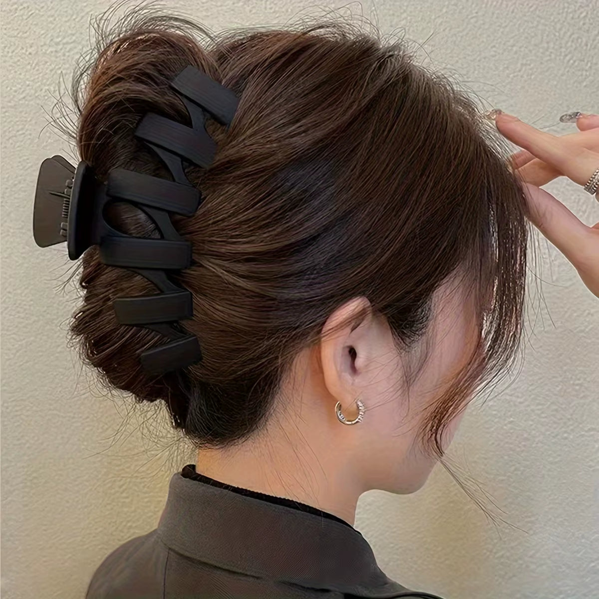 11Pcs Women'S High-End Frosted Clip Set Women'S Back Head Hair Shark Clip Headwear Valentine'S Day Hair Accessories 2025