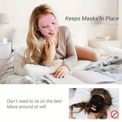 1PC 3D Silicone Facial Mask for Moisturizing-Reusable, Anti-Water Evaporation,Skin Care Tools for Women