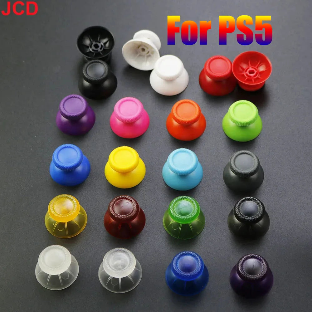 2Pcs 3D Analog Joystick Stick for PS5 Controller Analogue Thumbsticks Caps Mushroom Game Head Rocker Replacement