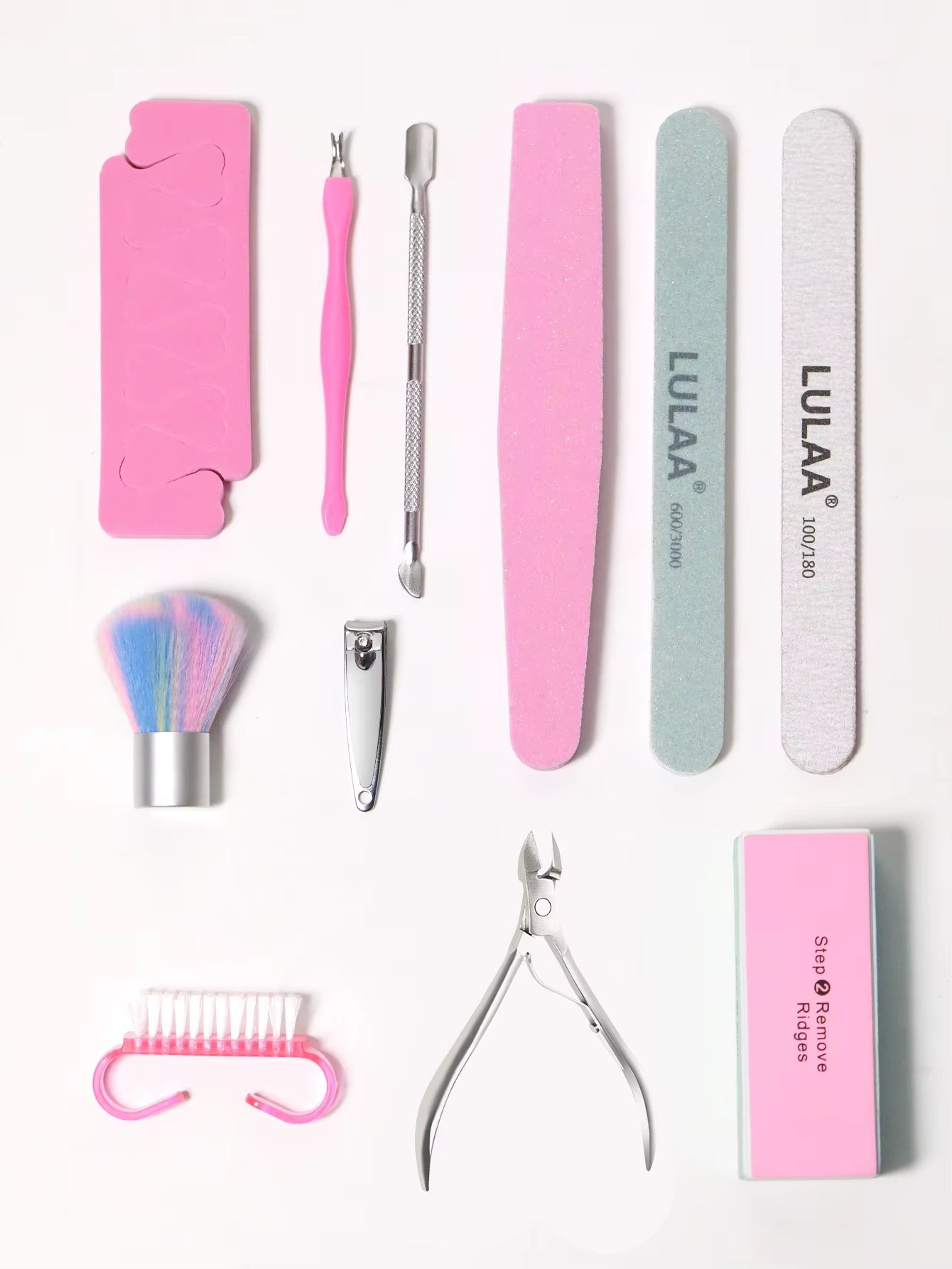 YIKOOLIN Care Manicure Set Manicure Set Professional Nail Clipper Kit 3Pcs Nail Filing Shaping 2Pcs Finger Separator