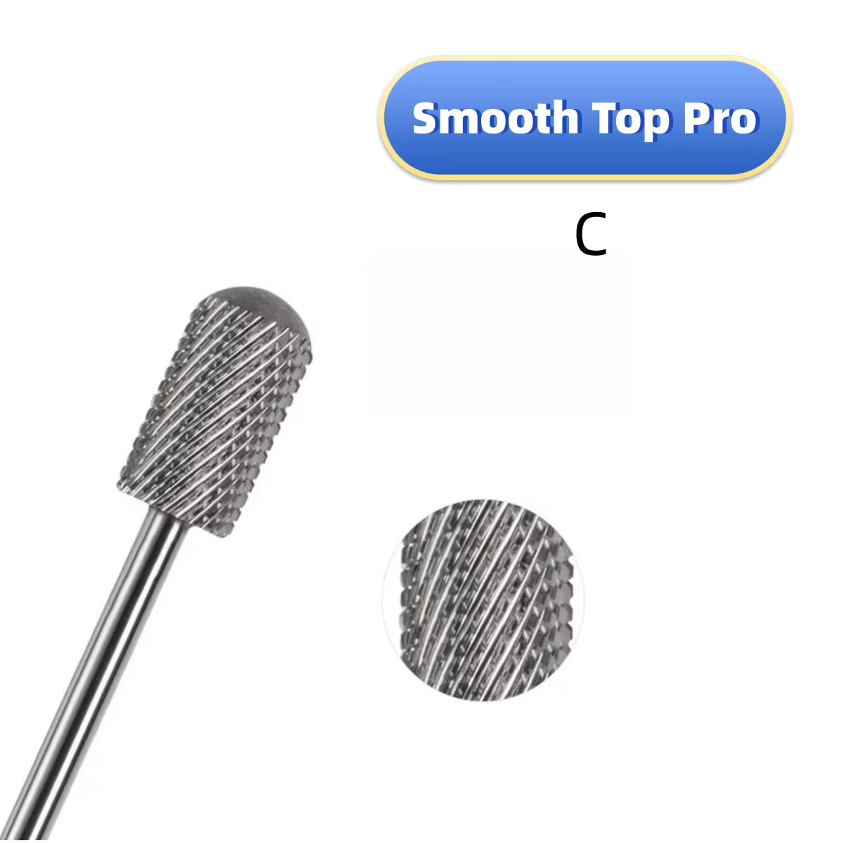 High Quality 6.6Mm Large Barrel and Smooth Top Carbide Nail Drill Bit 3/32" Tungsten Steel Carbidrel Pro Milling Cutter Nail Bit