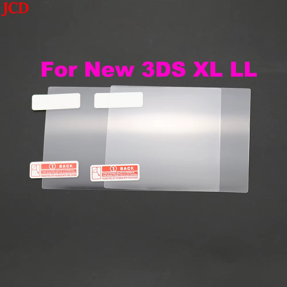 1Pcs Top Bottom HD Clear Protective Film for GB GBA GBC GBA SP DSL NDSL for 2DS New 3DS XL LCD Screen Protector