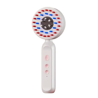Electric Vibration Massage Comb Red Light Hair Follicle Comb Scalp Oil Liquid Applicator Head Massager Hair Growth anti Loss