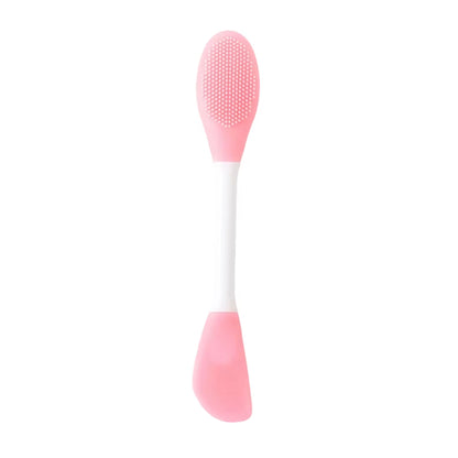 Facial Cleaning Silicone Brush Facial Mask Applicator Skincare Accessories Silicone Body Scrubbers 2In1 Spa Facial Wash Brushes